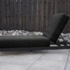 OUTFLEXX Liege, Anthrazit/sooty, Alu/Sunbrella, 203x70x40/100, Höhenverstellbare Rückenlehne