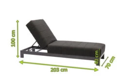 OUTFLEXX Liege, Anthrazit/sooty, Alu/Sunbrella, 203x70x40/100, Höhenverstellbare Rückenlehne -Beste Gartenmöbel Geschäfte 22409 5.jpg