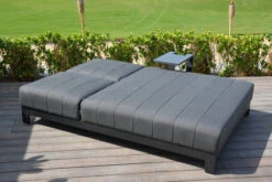 OUTFLEXX Doppelliegen, Anthrazit/sooty, Alu/Sunbrella, 203x143x40/100, Höhenverstellbare Rückenlehne 10 OUTFLEXX Doppelliegen, Anthrazit/sooty, Alu/Sunbrella, 203x143x40/100, Höhenverstellbare Rückenlehne -Beste Gartenmöbel Geschäfte 22411 4.jpg