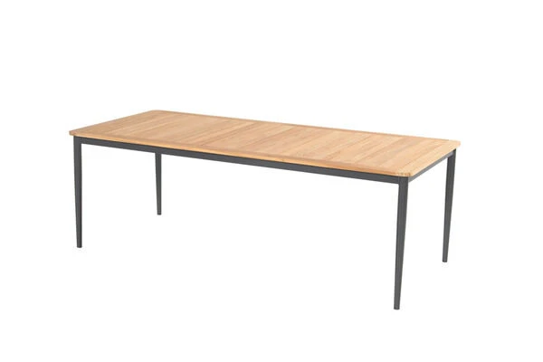 HARTMAN Silencio Esstisch, Xerix/natur, Aluminium/Teak, 220x100cm, FSC Teak 1 HARTMAN Silencio Esstisch, Xerix/natur, Aluminium/Teak, 220x100cm, FSC Teak