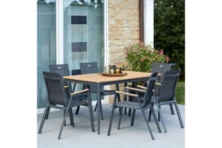 HARTMAN Silencio Esstisch, Xerix/natur, Aluminium/Teak, 220x100cm, FSC Teak 10 HARTMAN Silencio Esstisch, Xerix/natur, Aluminium/Teak, 220x100cm, FSC Teak -Beste Gartenmöbel Geschäfte 22442 4.jpg