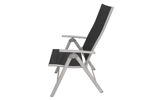 VILLANA Esstischgarnitur, Anthrazit/grau, Alu/Holzimitat/Textil, Tisch 150x90cm, 6 Multipositionssessel 19 VILLANA Esstischgarnitur, Anthrazit/grau, Alu/Holzimitat/Textil, Tisch 150x90cm, 6 Multipositionssessel – Bild 19