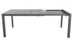 VILLANA Esstischgruppe, Anthrazit/grau, Alu/Textilene, Tisch 130/180x90cm, 4 Stapelsessel -Beste Gartenmöbel Geschäfte 22585 14.jpg