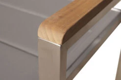 OUTFLEXX Esstischgarnitur, Silber/anthrazit/taupe, Edelstahl/Granit/Textil, 200x100 Cm, 6 Stühle, Padded, Teakarmlehnen -Beste Gartenmöbel Geschäfte 22780 06.jpg