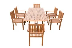 OUTFLEXX Sitzgruppe, Natur, Akazie, Ausziehtisch 150/200 X 90 Cm, 6 Armlehnensessel 23 OUTFLEXX Sitzgruppe, Natur, Akazie, Ausziehtisch 150/200 X 90 Cm, 6 Armlehnensessel -Beste Gartenmöbel Geschäfte 22815 12.jpg