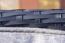 OUTFLEXX Esstischgarnitur, Edelstahl/Teakholz, Tisch 160x90cm, 6 Hochlehner, A-Gestell -Beste Gartenmöbel Geschäfte 22877 6.jpg