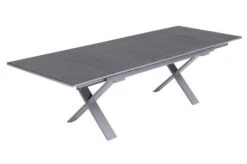 KETTLER Granada Esstischgarnitur, Silber / Anthrazit, Alu / Spraystone / Teak, Tisch 180/280x100cm, 10 Stapelsessel -Beste Gartenmöbel Geschäfte 23021 7.jpg