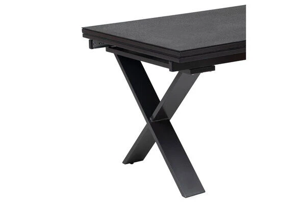 KETTLER BasicPlus Esstischgarnitur, Anthrazit, Alu / Spraystone / Textil, Tisch 180/280x100cm, 6 Multipositionssessel 10 KETTLER BasicPlus Esstischgarnitur, Anthrazit, Alu / Spraystone / Textil, Tisch 180/280x100cm, 6 Multipositionssessel – Bild 10