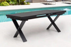 KETTLER BasicPlus Esstischgarnitur, Anthrazit, Alu / Spraystone / Textil, Tisch 180/280x100cm, 6 Multipositionssessel 12 KETTLER BasicPlus Esstischgarnitur, Anthrazit, Alu / Spraystone / Textil, Tisch 180/280x100cm, 6 Multipositionssessel -Beste Gartenmöbel Geschäfte 23073 3.jpg