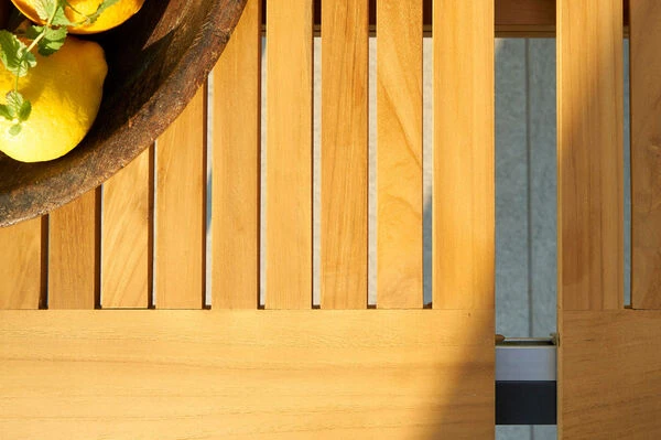 HARTMAN Silencio / Aruba Sitzgruppe, Xerix/natur, Alu/Teak, 4 Multipo, 160/220x90cm, FSC-Teak Armlehnen 4 HARTMAN Silencio / Aruba Sitzgruppe, Xerix/natur, Alu/Teak, 4 Multipo, 160/220x90cm, FSC-Teak Armlehnen – Bild 4