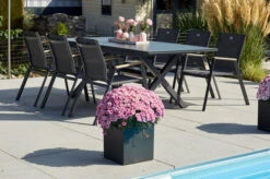 HARTMAN Xanadu / Aruba Sitzgruppe, Xerix/natur, Alu/Teak/Glaskeramik, 6 Multipo, 160/220x100cm, FSC-Teak Armlehnen -Beste Gartenmöbel Geschäfte 23268 2 1.jpg