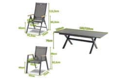 HARTMAN Xanadu / Aruba Sitzgruppe, Xerix/natur, Alu/Teak/Glaskeramik, 4 Dining Sessel, 2 Multipo, 160/220x100cm, FSC-Teak Armlehnen -Beste Gartenmöbel Geschäfte 23270 mass.jpg