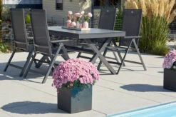 HARTMAN Xanadu / Aruba Sitzgruppe, Xerix, Alu/Textilene/Glaskeramik, 4 Multipo, 160/220x100cm