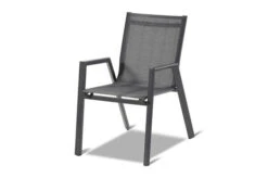 HARTMAN Xanadu / Aruba Sitzgruppe, Xerix, Alu/Textilene/Glaskeramik, 6 Stapelsessel, 2 Multipo, 160/220x100cm -Beste Gartenmöbel Geschäfte 23281 3.jpg