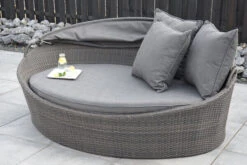 OUTFLEXX Sonneninsel, Grau, Polyrattan/Olefin, 187x146x75/131, Verstellbares Dach -Beste Gartenmöbel Geschäfte 23404 6.jpg