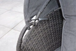 OUTFLEXX Sonneninsel, Grau, Polyrattan/Olefin, 187x146x75/131, Verstellbares Dach -Beste Gartenmöbel Geschäfte 23404 8.jpg