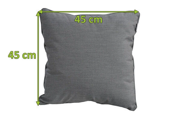 OUTFLEXX Dekokissen, 3756 Lead Chine, Sunbrella, 45 X 45 Cm, Bei 40 °C Waschbar, Z.B. Passend Zu Lounge 21845 2 OUTFLEXX Dekokissen, 3756 Lead Chine, Sunbrella, 45 X 45 Cm, Bei 40 °C Waschbar, Z.B. Passend Zu Lounge 21845 – Bild 2