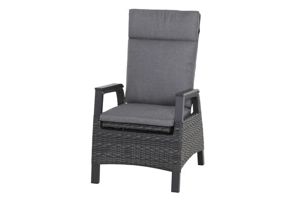 SIENA GARDEN Solea Dining Sessel, Night-blue, Alu/Gardino®-Geflecht, 75 X 61 X 107cm, Inkl. Fußhocker, Stufenlos Verstellbar 2 SIENA GARDEN Solea Dining Sessel, Night-blue, Alu/Gardino®-Geflecht, 75 X 61 X 107cm, Inkl. Fußhocker, Stufenlos Verstellbar – Bild 2