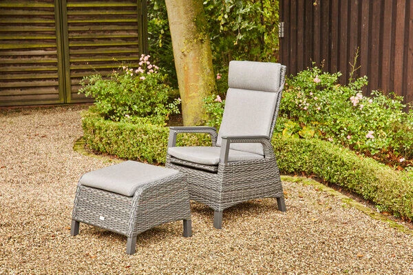 SIENA GARDEN Solea Dining Sessel, Night-blue, Alu/Gardino®-Geflecht, 75 X 61 X 107cm, Inkl. Fußhocker, Stufenlos Verstellbar 1 SIENA GARDEN Solea Dining Sessel, Night-blue, Alu/Gardino®-Geflecht, 75 X 61 X 107cm, Inkl. Fußhocker, Stufenlos Verstellbar