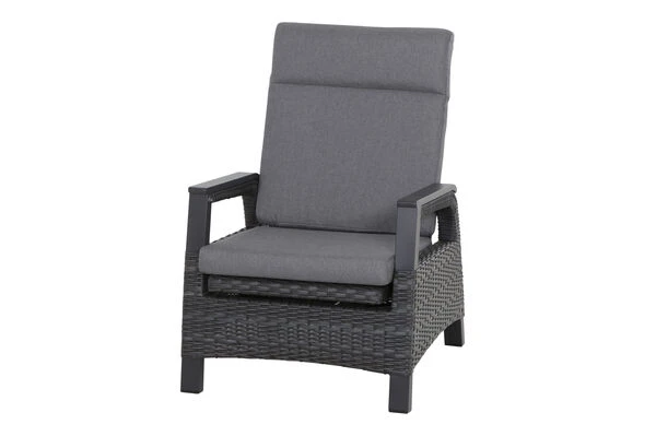 SIENA GARDEN Solea Dining Sessel, Night-blue, Alu/Gardino®-Geflecht, 82 X 72 X 100cm, Inkl. Fußhocker, Stufenlos Verstellbar 2 SIENA GARDEN Solea Dining Sessel, Night-blue, Alu/Gardino®-Geflecht, 82 X 72 X 100cm, Inkl. Fußhocker, Stufenlos Verstellbar – Bild 2