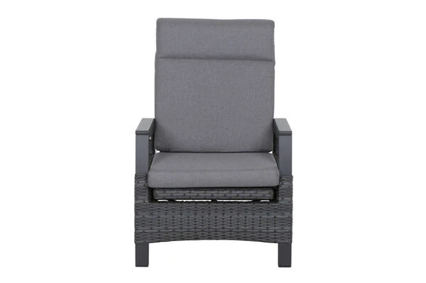 SIENA GARDEN Solea Dining Sessel, Night-blue, Alu/Gardino®-Geflecht, 82 X 72 X 100cm, Inkl. Fußhocker, Stufenlos Verstellbar 3 SIENA GARDEN Solea Dining Sessel, Night-blue, Alu/Gardino®-Geflecht, 82 X 72 X 100cm, Inkl. Fußhocker, Stufenlos Verstellbar – Bild 3