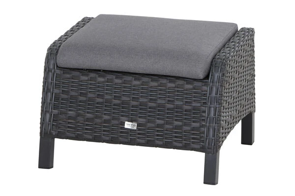 SIENA GARDEN Solea Dining Sessel, Night-blue, Alu/Gardino®-Geflecht, 82 X 72 X 100cm, Inkl. Fußhocker, Stufenlos Verstellbar 4 SIENA GARDEN Solea Dining Sessel, Night-blue, Alu/Gardino®-Geflecht, 82 X 72 X 100cm, Inkl. Fußhocker, Stufenlos Verstellbar – Bild 4