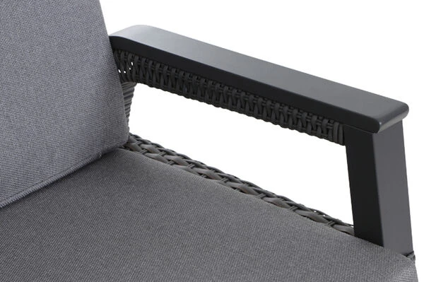 SIENA GARDEN Solea Dining Sessel, Night-blue, Alu/Gardino®-Geflecht, 82 X 72 X 100cm, Inkl. Fußhocker, Stufenlos Verstellbar 9 SIENA GARDEN Solea Dining Sessel, Night-blue, Alu/Gardino®-Geflecht, 82 X 72 X 100cm, Inkl. Fußhocker, Stufenlos Verstellbar – Bild 9