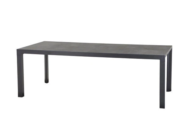 SIENA GARDEN Carlos/Solea Dining Set, Anthrazit/blau, Alu/Gardino®-Geflecht/Keramik, 220 X 100cm, Inkl. 6 Diningsessel, Stufenlos Verstellbar 2 SIENA GARDEN Carlos/Solea Dining Set, Anthrazit/blau, Alu/Gardino®-Geflecht/Keramik, 220 X 100cm, Inkl. 6 Diningsessel, Stufenlos Verstellbar – Bild 2