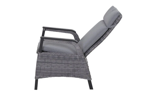 SIENA GARDEN Tirana/Solea Dining Set, Anthrazit/blau, Keramik/Gardino®-Geflecht/Alu, 205-265 X 103 X 76 Cm, Inkl. 4 Diningsessel, Stufenlos Verstellbar 12 SIENA GARDEN Tirana/Solea Dining Set, Anthrazit/blau, Keramik/Gardino®-Geflecht/Alu, 205-265 X 103 X 76 Cm, Inkl. 4 Diningsessel, Stufenlos Verstellbar – Bild 12