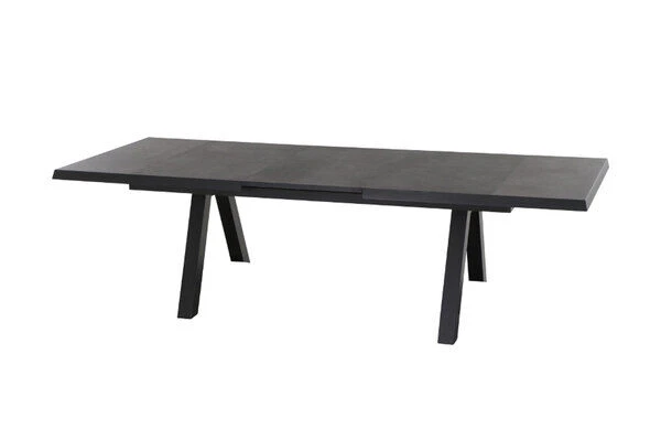 SIENA GARDEN Tirana/Solea Dining Set, Anthrazit/blau, Keramik/Gardino®-Geflecht/Alu, 205-265 X 103 X 76 Cm, Inkl. 4 Diningsessel, Stufenlos Verstellbar 3 SIENA GARDEN Tirana/Solea Dining Set, Anthrazit/blau, Keramik/Gardino®-Geflecht/Alu, 205-265 X 103 X 76 Cm, Inkl. 4 Diningsessel, Stufenlos Verstellbar – Bild 3