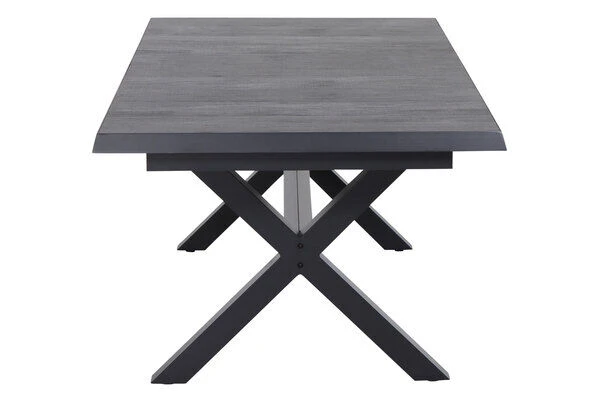 SIENA GARDEN Messina/Corido Dining Set, Anthrazit, Alu/Geflecht/Keramik, 200-260 X 100 Cm, Inkl. 6 Diningsessel 15 SIENA GARDEN Messina/Corido Dining Set, Anthrazit, Alu/Geflecht/Keramik, 200-260 X 100 Cm, Inkl. 6 Diningsessel – Bild 15