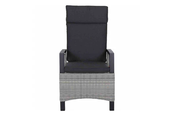 SIENA GARDEN Messina/Corido Dining Set, Anthrazit, Alu/Geflecht/Keramik, 200-260 X 100 Cm, Inkl. 6 Diningsessel 4 SIENA GARDEN Messina/Corido Dining Set, Anthrazit, Alu/Geflecht/Keramik, 200-260 X 100 Cm, Inkl. 6 Diningsessel – Bild 4