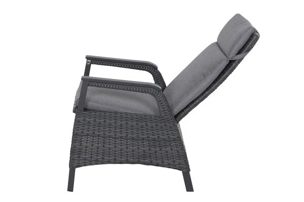 SIENA GARDEN Messina/Solea Dining Set, Anthrazit/blau, Alu/Gardino®-Geflecht/Keramik, 200-260x100 Cm, Inkl. 8 Diningsessel, Stufenlos Verstellbar 7 SIENA GARDEN Messina/Solea Dining Set, Anthrazit/blau, Alu/Gardino®-Geflecht/Keramik, 200-260x100 Cm, Inkl. 8 Diningsessel, Stufenlos Verstellbar – Bild 7