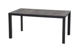 SIENA GARDEN Silva/Solea Dining Set, Anthrazit/blau/grau, Alu/Gardino®-Geflecht/Keramik, 160 X 90cm, Inkl. 4 Diningsessel, Stufenlos Verstellbar -Beste Gartenmöbel Geschäfte 23836 3.JPG