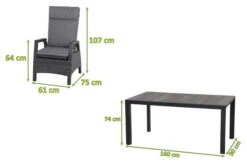 SIENA GARDEN Silva/Solea Dining Set, Anthrazit/blau/grau, Alu/Gardino®-Geflecht/Keramik, 160 X 90cm, Inkl. 4 Diningsessel, Stufenlos Verstellbar -Beste Gartenmöbel Geschäfte 23836 5.jpg