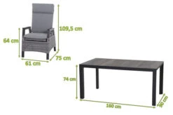 SIENA GARDEN Silva/Solea Dining Set, Anthrazit/grau/blau, Alu/Gardino®-Geflecht/Keramik, 160 X 90cm, Inkl. 6 Diningsessel, Stufenlos Verstellbar -Beste Gartenmöbel Geschäfte 23844 5.jpg