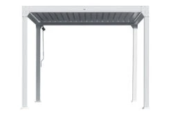 OUTFLEXX Pergola, Weiß Matt, Aluminium, 300x300x248 Cm 14 OUTFLEXX Pergola, Weiß Matt, Aluminium, 300x300x248 Cm -Beste Gartenmöbel Geschäfte 24135 04.jpg