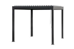 OUTFLEXX Pergola, Anthrazit Matt, Aluminium, 300x300x248 Cm -Beste Gartenmöbel Geschäfte 24137 03.jpg