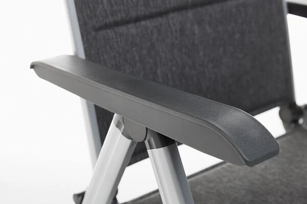 KETTLER Cubic/ Basic Plus Padded Esstischgarnitur, Silber/anthrazit, Alu/Textilene, Tisch 160x90 Cm, 6 Multipo 8 KETTLER Cubic/ Basic Plus Padded Esstischgarnitur, Silber/anthrazit, Alu/Textilene, Tisch 160x90 Cm, 6 Multipo – Bild 8