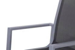 KETTLER Cubic Esstischgarnitur, Silber/anthrazit/grau, Alu/Textilene, Tisch 160x90 Cm, 4 Stapelsessel 11 KETTLER Cubic Esstischgarnitur, Silber/anthrazit/grau, Alu/Textilene, Tisch 160x90 Cm, 4 Stapelsessel -Beste Gartenmöbel Geschäfte 28708 6.jpg