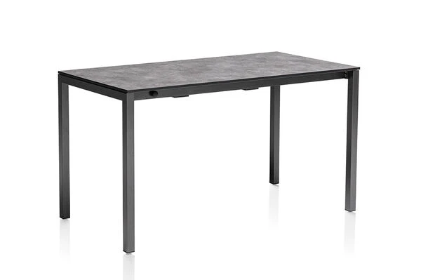 KETTLER Cubic/Altura Esstischgarnitur, Anthrazit, Alu/HPL/Textilene, 140/210x70 Cm, 4 Stapel, 2 Multipos 10 KETTLER Cubic/Altura Esstischgarnitur, Anthrazit, Alu/HPL/Textilene, 140/210x70 Cm, 4 Stapel, 2 Multipos – Bild 10