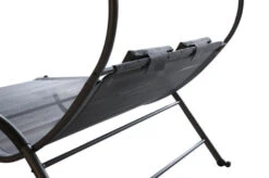 OUTFLEXX Doppelliege, Anthrazit, Polyester/Stahl Pulverbeschichtet, 205x138x34cm, Inkl. Nackenkissen, Rollbar -Beste Gartenmöbel Geschäfte 2 16102.jpg