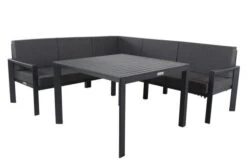 VILLANA Dining-Lounge, Schwarz/grau Meliert, Alu/Polyester, Inkl. Kissen 22 VILLANA Dining-Lounge, Schwarz/grau Meliert, Alu/Polyester, Inkl. Kissen -Beste Gartenmöbel Geschäfte 2 16473.jpg