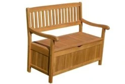 Ploß Aufbewahrungsbank, FSC-Akazie, 107 X 59 X 90 Cm, Inkl. Zinkbeschlägen -Beste Gartenmöbel Geschäfte 2 16526.jpg