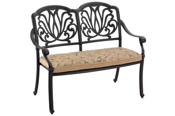 HARTMAN Amalfi 2-Sitzer Bank, Bronze, Alu-Guss, Inkl. Wendekissen 3 HARTMAN Amalfi 2-Sitzer Bank, Bronze, Alu-Guss, Inkl. Wendekissen – Bild 3