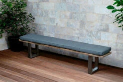 OUTFLEXX Bank, Natur, Edelstahl & Recycled FSC-Teak, 240x40x45cm, Baumkante -Beste Gartenmöbel Geschäfte 2 20358.jpg