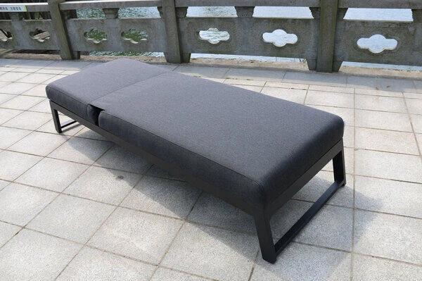 OUTFLEXX Allure Sonnenliege, Sooty, Alu/Sunbrella, 211 X 74 X 44,5 Cm, Verstellbare Kopfstütze 2 OUTFLEXX Allure Sonnenliege, Sooty, Alu/Sunbrella, 211 X 74 X 44,5 Cm, Verstellbare Kopfstütze – Bild 2