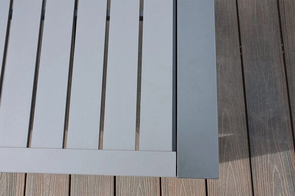 OUTFLEXX Kaffeetisch, Anthrazit, Aluminium, 120x60x41cm 2 OUTFLEXX Kaffeetisch, Anthrazit, Aluminium, 120x60x41cm – Bild 2