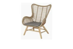 OUTFLEXX Sessel, Rattan Grey, Polyrattan/Akazie, 79,5 X 71,5 X 90 Cm, Inkl. Hocker Und Polster In Braun -Beste Gartenmöbel Geschäfte 2 21033.jpg
