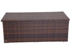 OUTFLEXX Kissenbox, Braun Marmoriert, Polyrattan, 204x94x75cm -Beste Gartenmöbel Geschäfte 3342 02.jpg